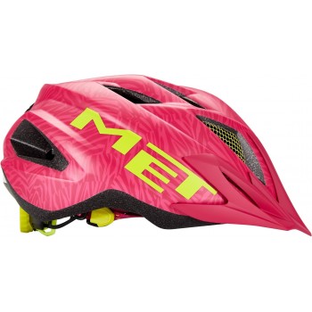 Cască Met Crackerjack Pink Green Texture