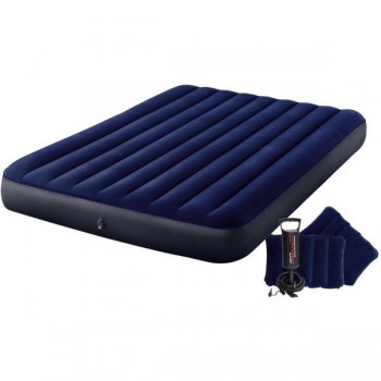 Saltea VELUR (pompa + 2 perne) CLASSIC Intex 64765