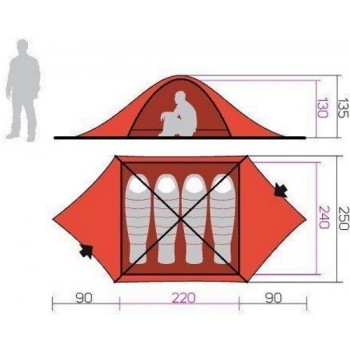 Палатка Hannah Spruce 4 Parrot