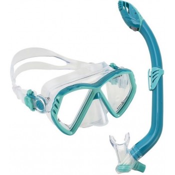 Маска и трубка для ныряния Aqualung Combo Cub JR Turquoise/Dark